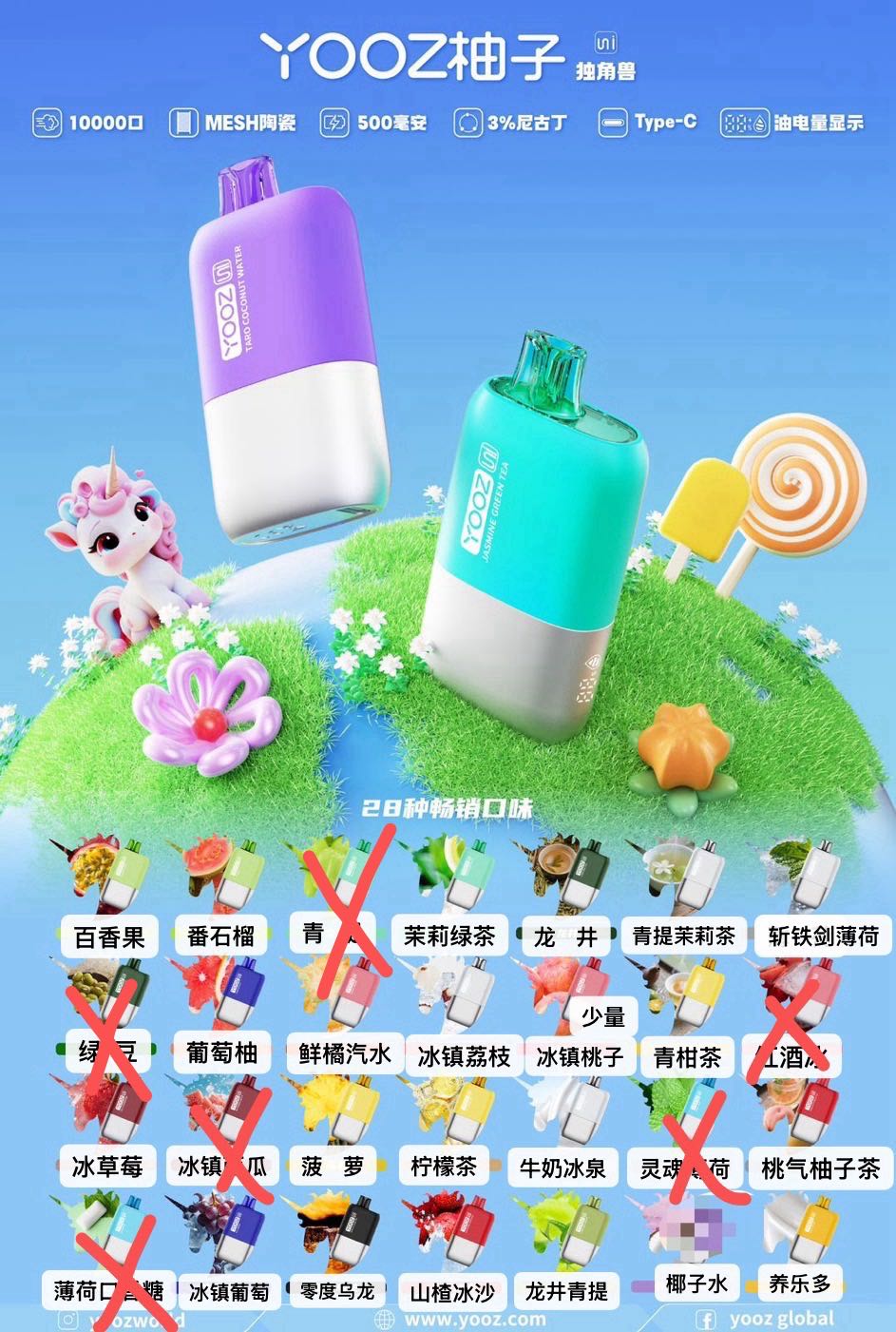 YOOZ独角兽（1w口）
