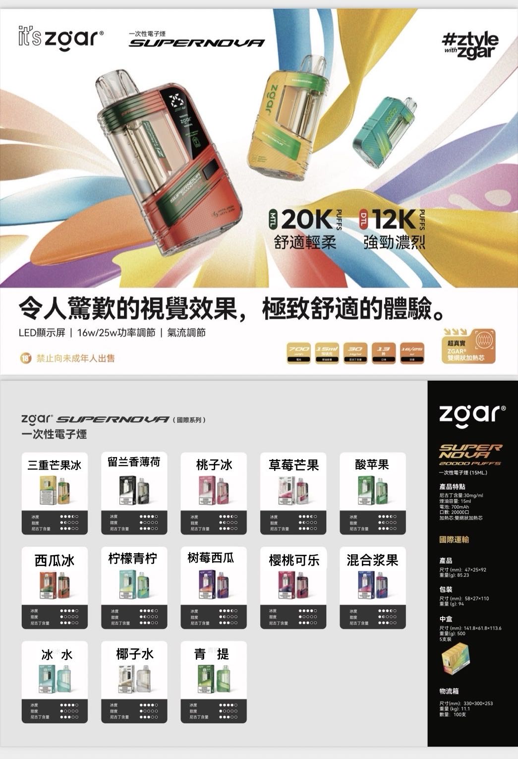 冰熊2w口（可调节烟雾）